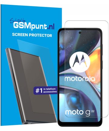 Motorola Moto G22 Tempered Glass Case Friendly Screenprotector Screen Protectors