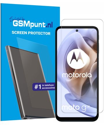 Motorola Moto G31/G41 Tempered Glass Case Friendly Screenprotector Screen Protectors