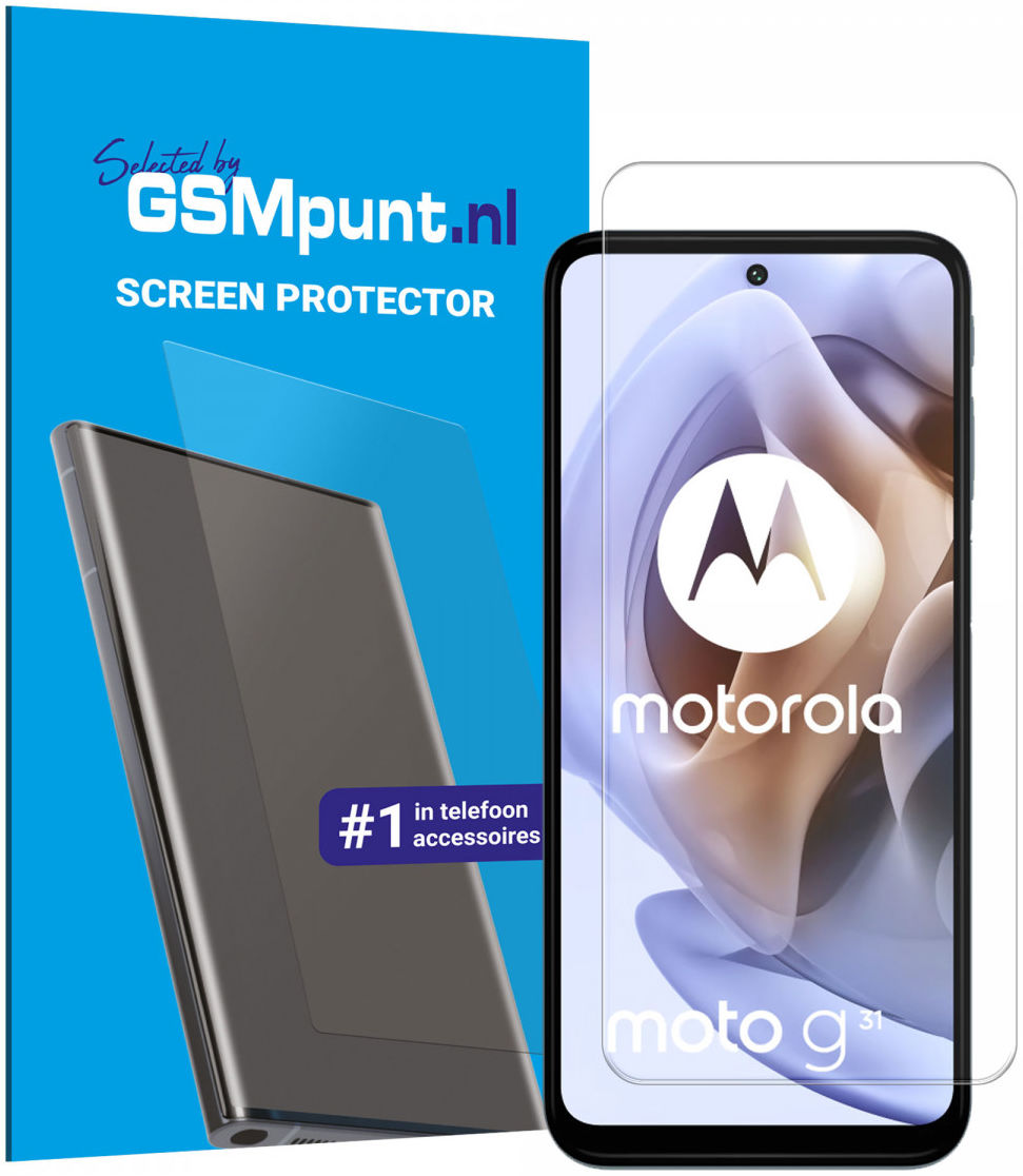 Motorola Moto G31/G41 Tempered Glass Case Friendly Screenprotector afbeelding 1