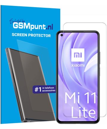 Xiaomi Mi 11 Lite 4G Tempered Glass Case Friendly Screenprotector Screen Protectors