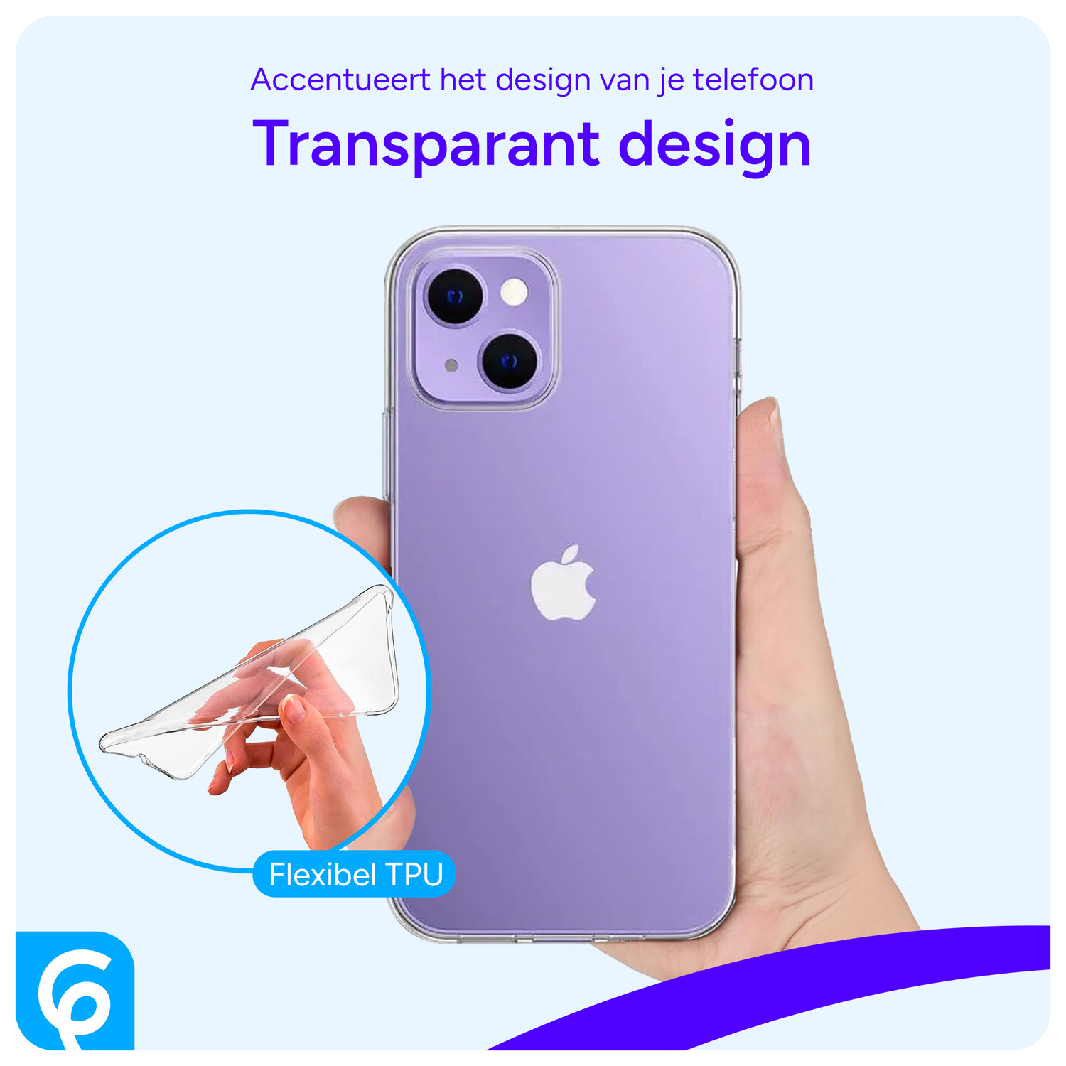 Apple iPhone 14 Hoesje Dun TPU Back Cover Transparant afbeelding 4