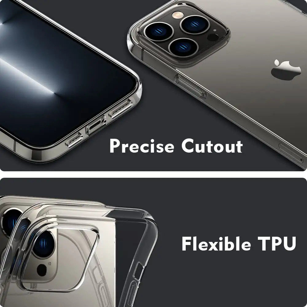 Apple iPhone 14 Pro Max Hoesje Dun TPU Back Cover Transparant afbeelding 5
