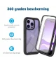 Apple iPhone 14 Pro Hoesje Full Protect 360° Cover Hybride Zwart