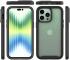 Apple iPhone 14 Pro Hoesje Full Protect 360° Cover Hybride Zwart afbeelding 9