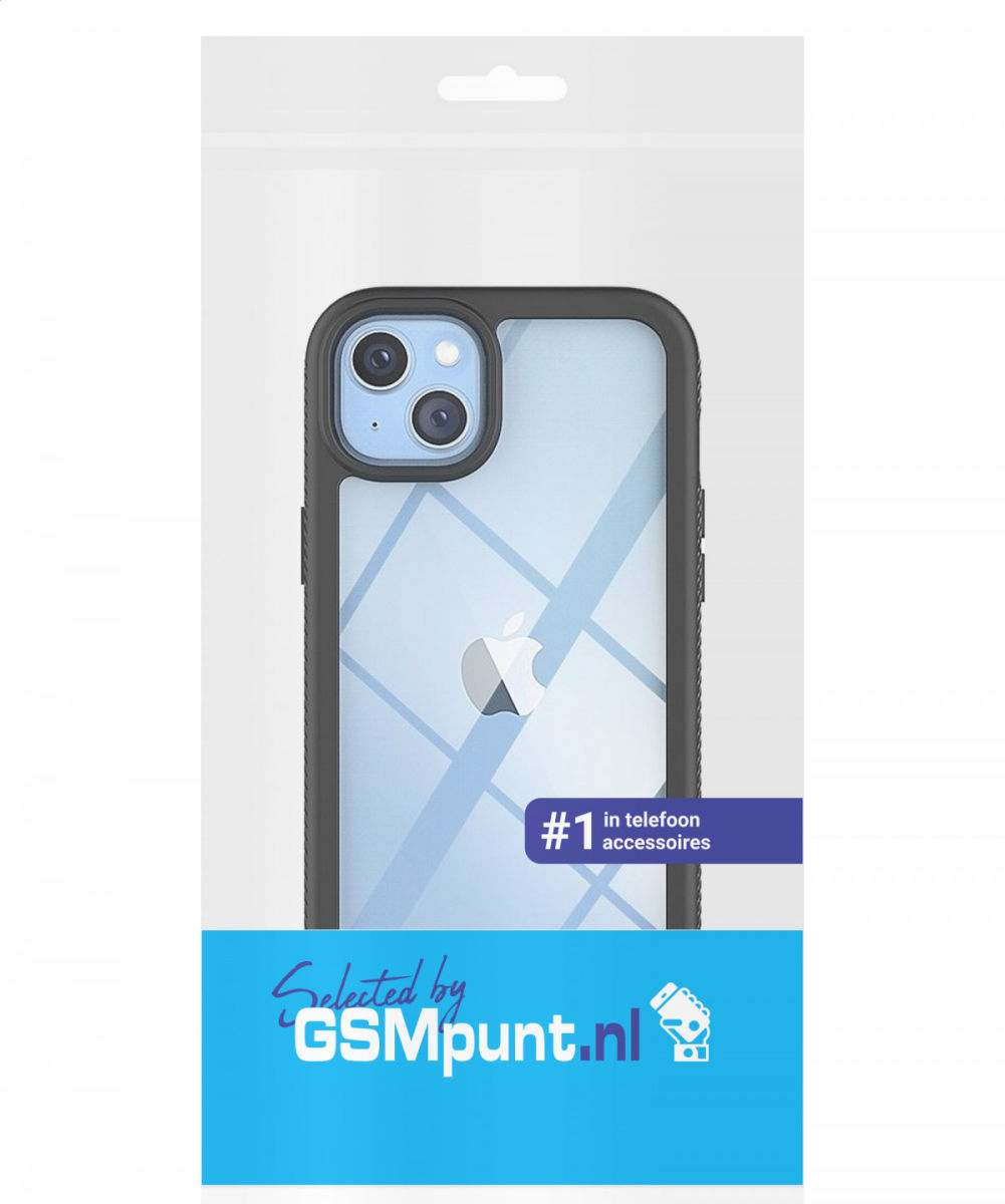 Apple iPhone 14 Plus Hoesje Full Protect 360° Cover Hybride Blauw afbeelding 11