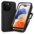 Apple iPhone 14 Pro Max Hoesje Full Protect 360° Cover Hybride Zwart afbeelding 1