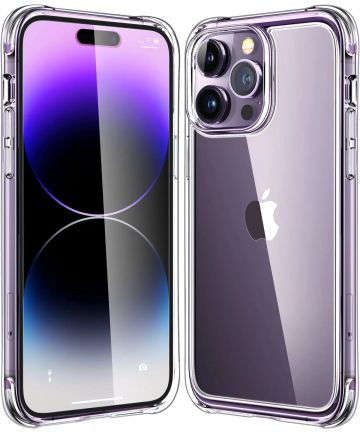 Apple iPhone 14 Pro Max Hoesje Schokbestendig en Dun TPU Transparant Hoesjes
