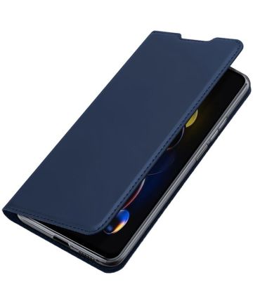 Dux Ducis Skin Pro Series Xiaomi Poco X4 GT Hoesje Portemonnee Blauw Hoesjes