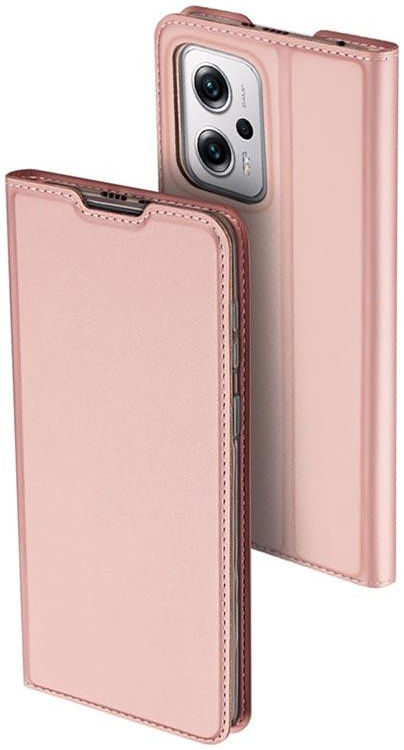 Dux Ducis Skin Pro Series Xiaomi Poco X4 GT Hoesje Portemonnee Roze afbeelding 4