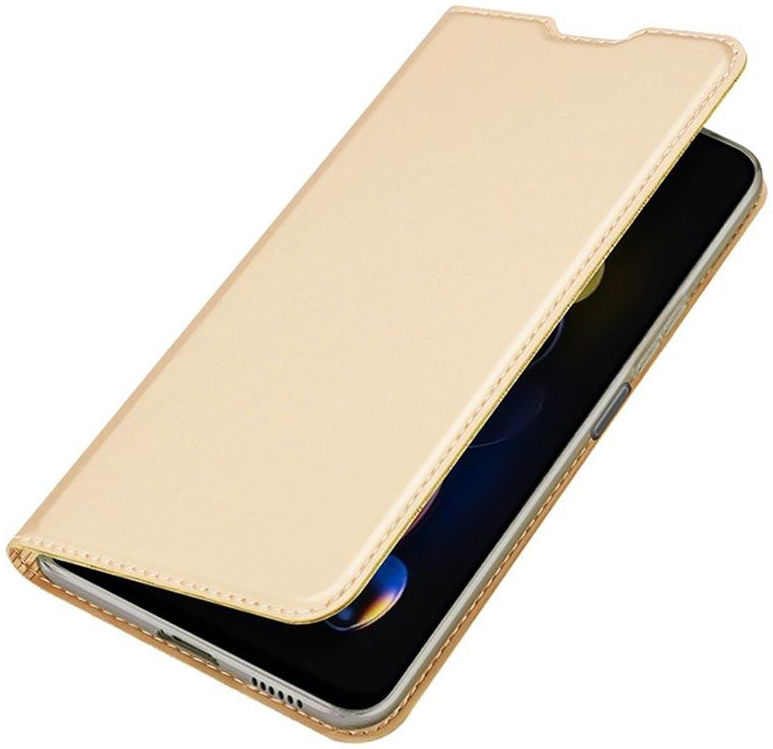Dux Ducis Skin Pro Series Xiaomi Poco X4 GT Hoesje Portemonnee Goud afbeelding 1