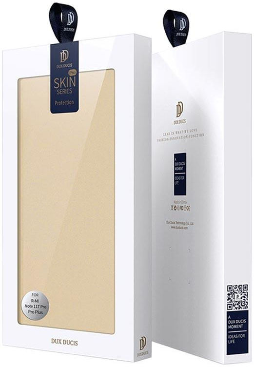 Dux Ducis Skin Pro Series Xiaomi Poco X4 GT Hoesje Portemonnee Goud afbeelding 7