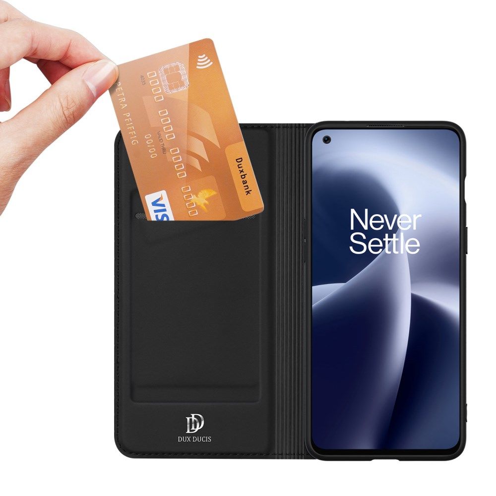 Dux Ducis Skin Pro OnePlus Nord 2T Hoesje Portemonnee Book Case Zwart afbeelding 2