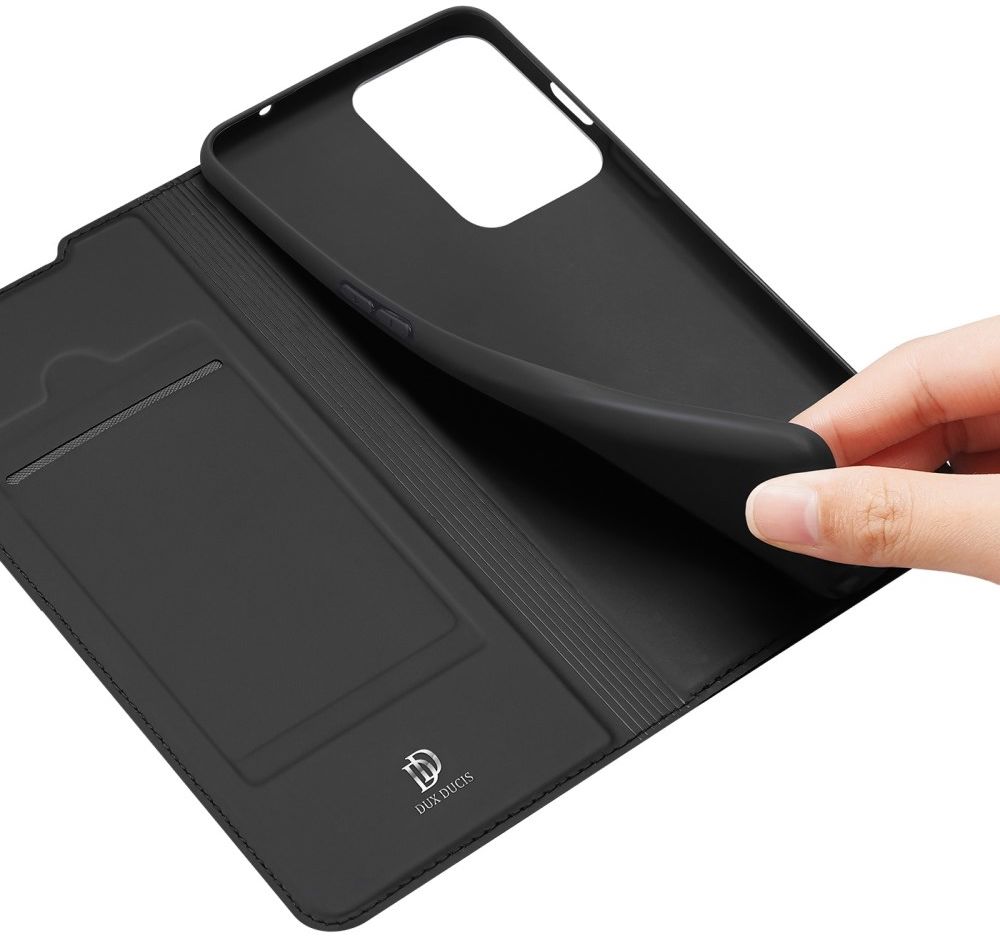 Dux Ducis Skin Pro OnePlus Nord 2T Hoesje Portemonnee Book Case Zwart afbeelding 4