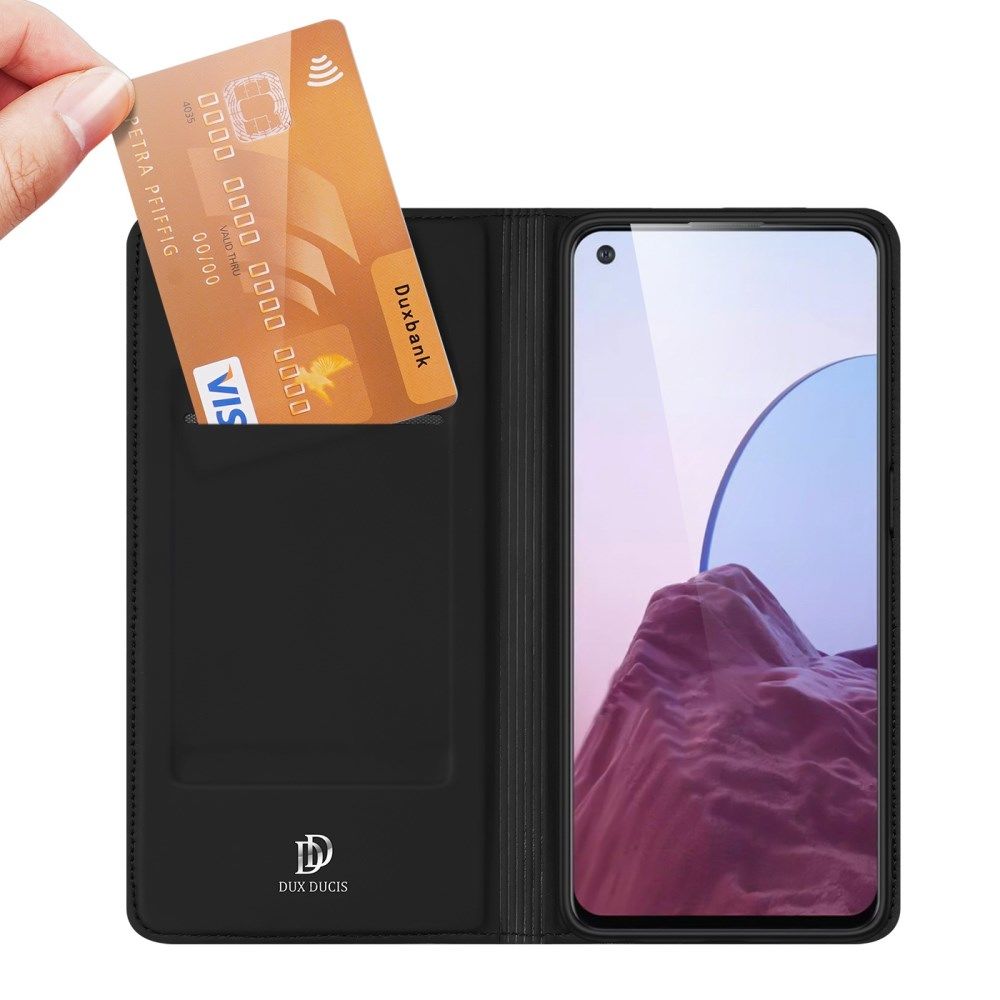 Dux Ducis Skin Pro Oppo Reno 8 Lite Hoesje Portemonnee Book Case Zwart afbeelding 2