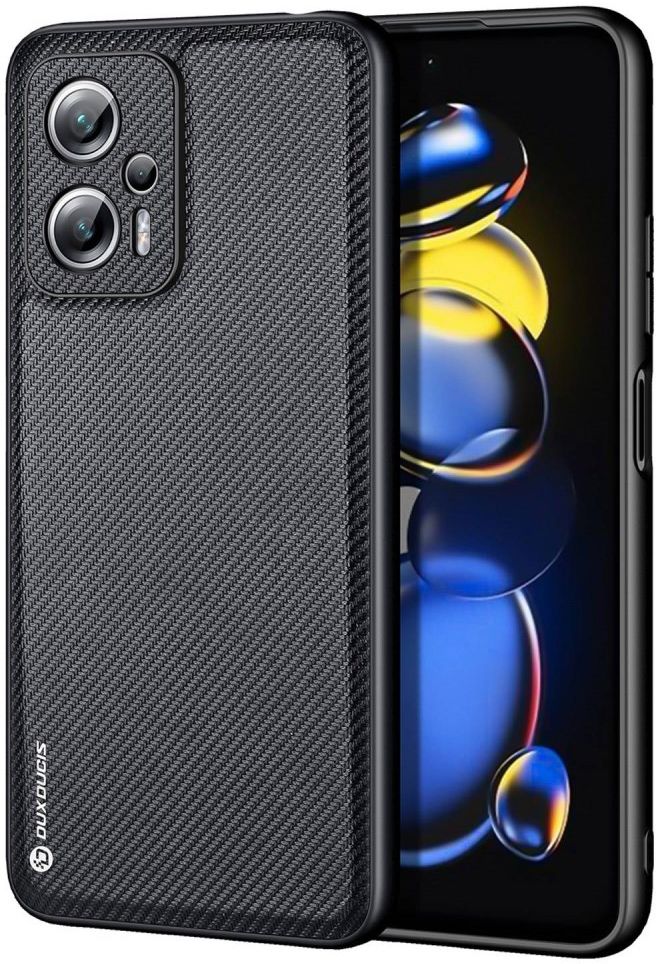 Dux Ducis Fino Series Xiaomi Poco X4 GT Hoesje Back Cover Zwart afbeelding 1