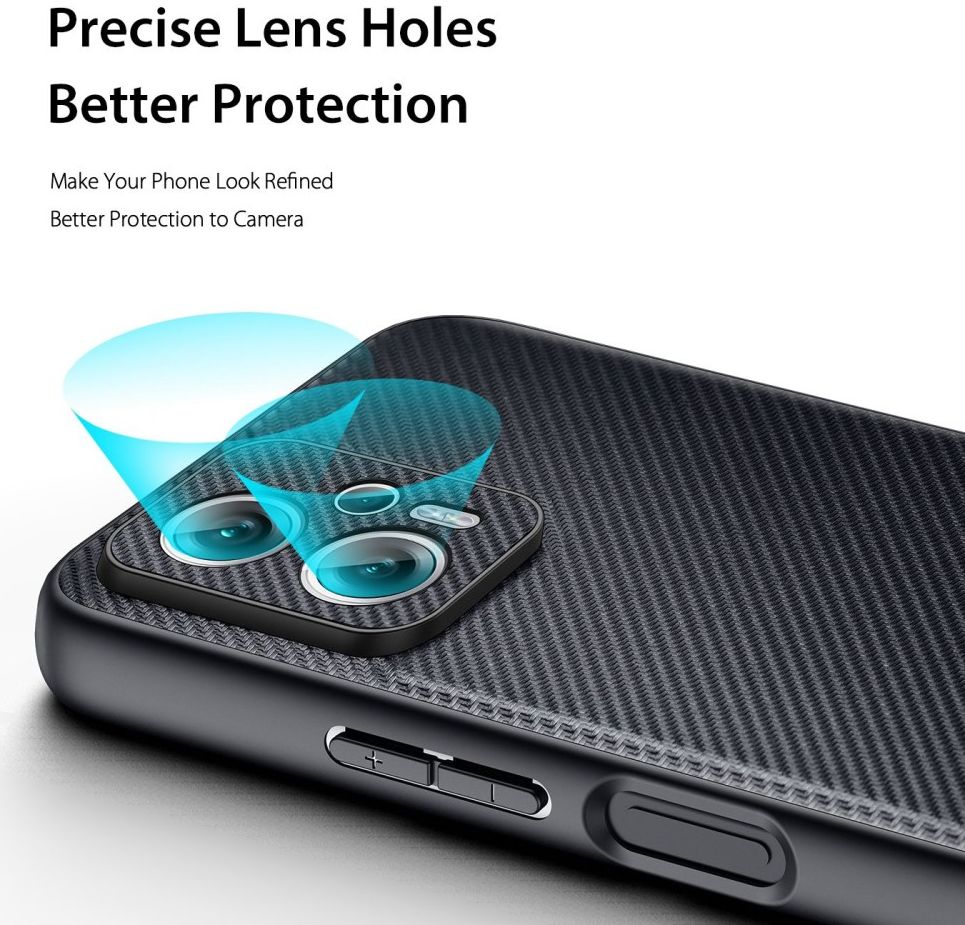 Dux Ducis Fino Series Xiaomi Poco X4 GT Hoesje Back Cover Zwart afbeelding 7