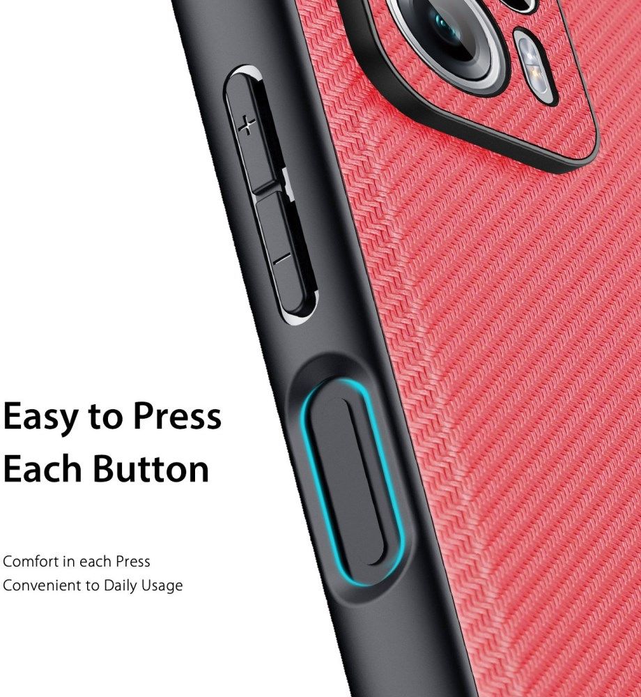Dux Ducis Fino Series Xiaomi Poco X4 GT Hoesje Back Cover Rood afbeelding 7