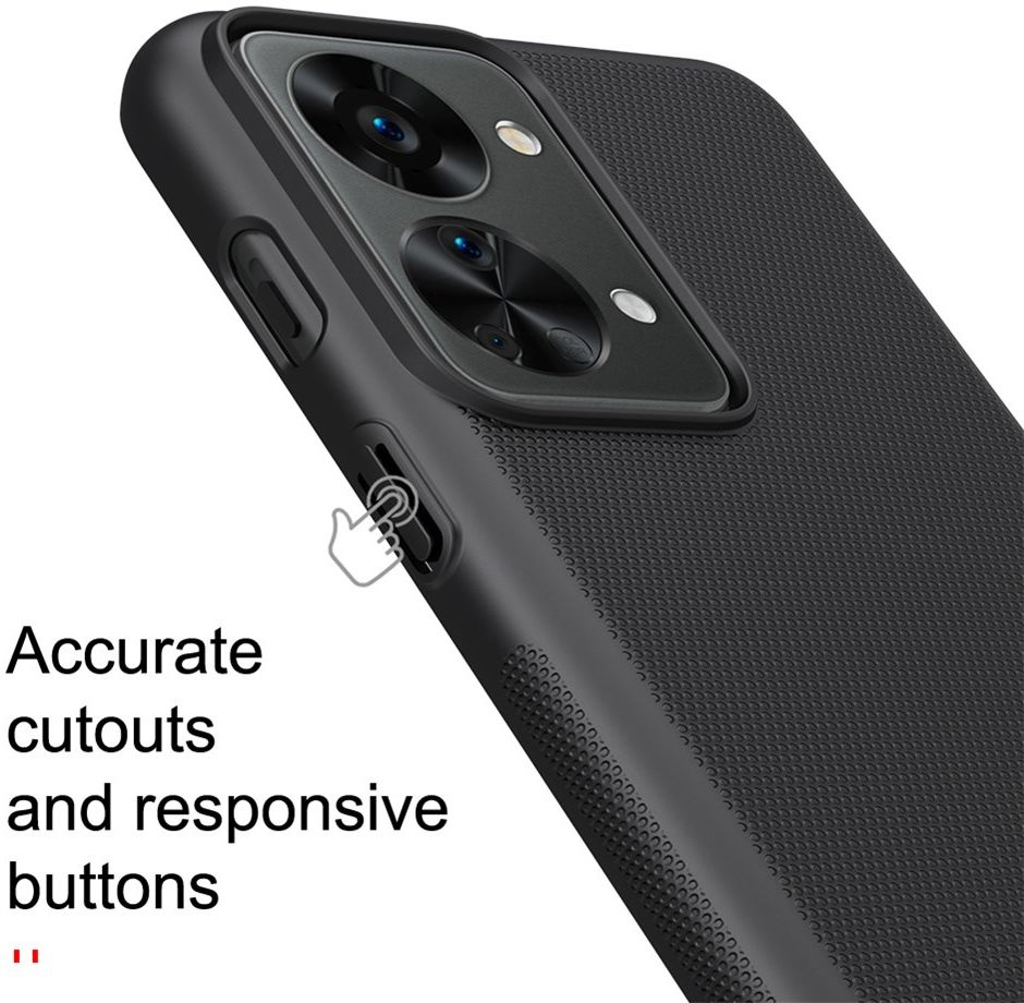 Nillkin Super Frosted Shield Pro OnePlus Nord 2T Hoesje Zwart afbeelding 10