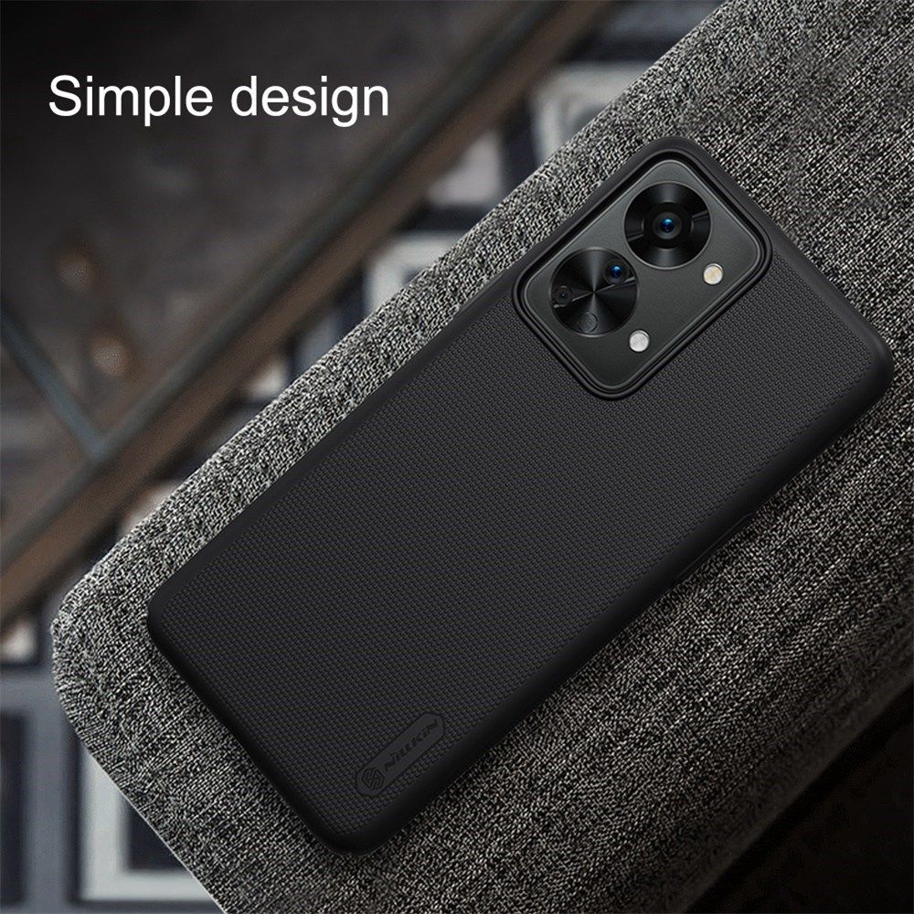 Nillkin Super Frosted Shield Pro OnePlus Nord 2T Hoesje Blauw afbeelding 5