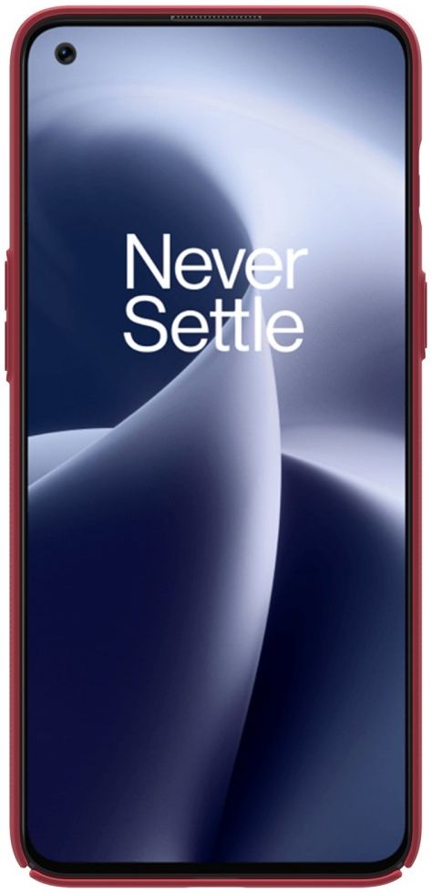 Nillkin Super Frosted Shield Pro OnePlus Nord 2T Hoesje Rood afbeelding 3