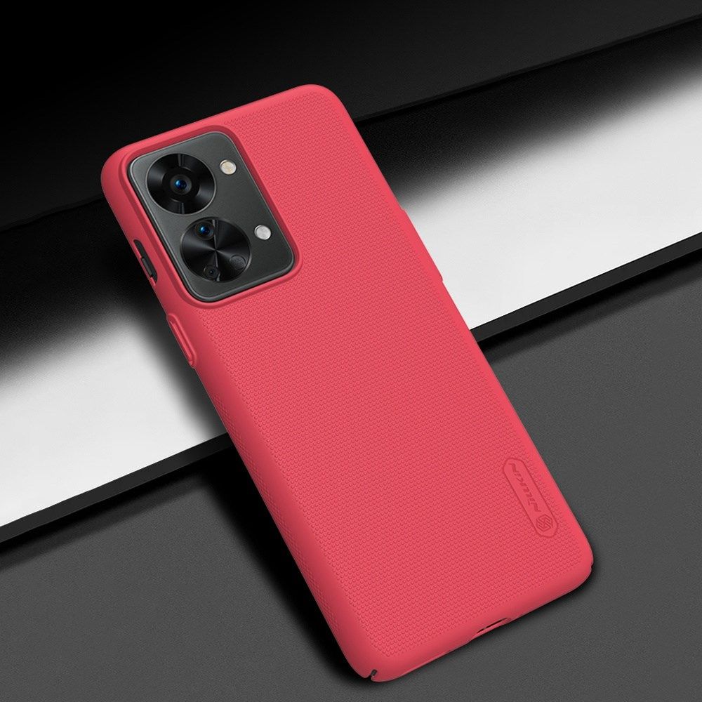 Nillkin Super Frosted Shield Pro OnePlus Nord 2T Hoesje Rood afbeelding 4
