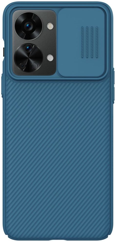 Nillkin CamShield OnePlus Nord 2T Hoesje met Camera Slider Blauw afbeelding 1