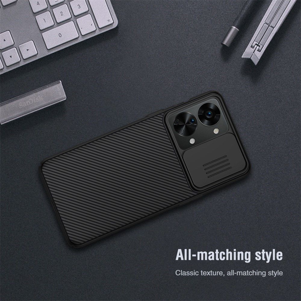Nillkin CamShield OnePlus Nord 2T Hoesje met Camera Slider Blauw afbeelding 11