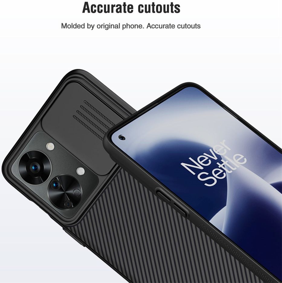 Nillkin CamShield OnePlus Nord 2T Hoesje met Camera Slider Blauw afbeelding 12