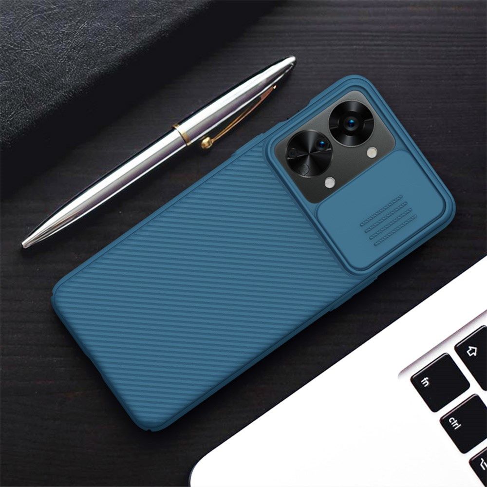 Nillkin CamShield OnePlus Nord 2T Hoesje met Camera Slider Blauw afbeelding 4