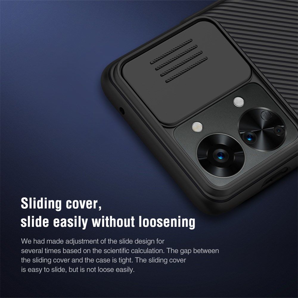 Nillkin CamShield OnePlus Nord 2T Hoesje met Camera Slider Blauw afbeelding 6