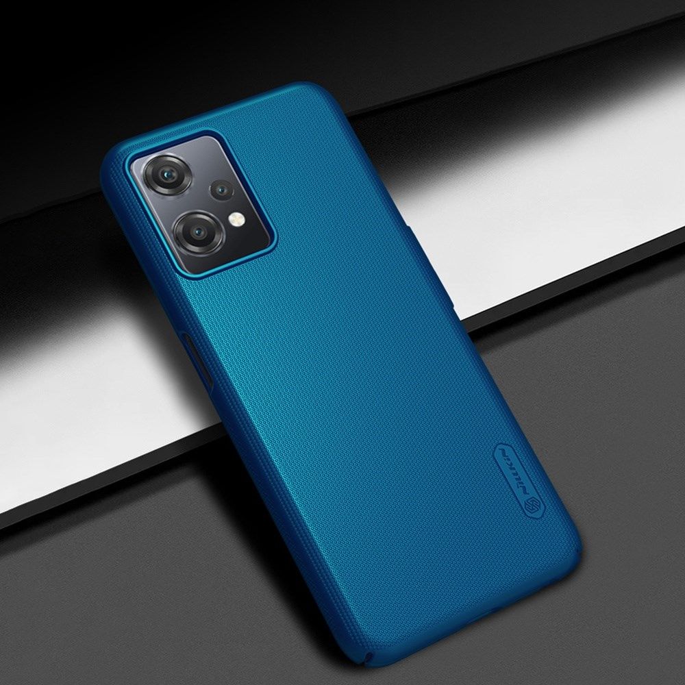 Nillkin Super Frosted Shield Pro OnePlus Nord CE 2 Lite Hoesje Blauw afbeelding 3