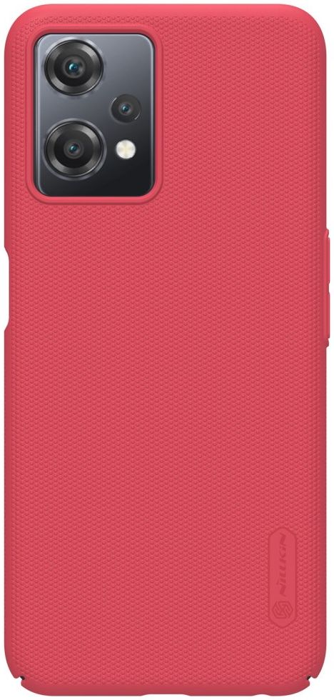 Nillkin Super Frosted Shield Pro OnePlus Nord CE 2 Lite Hoesje Rood afbeelding 1