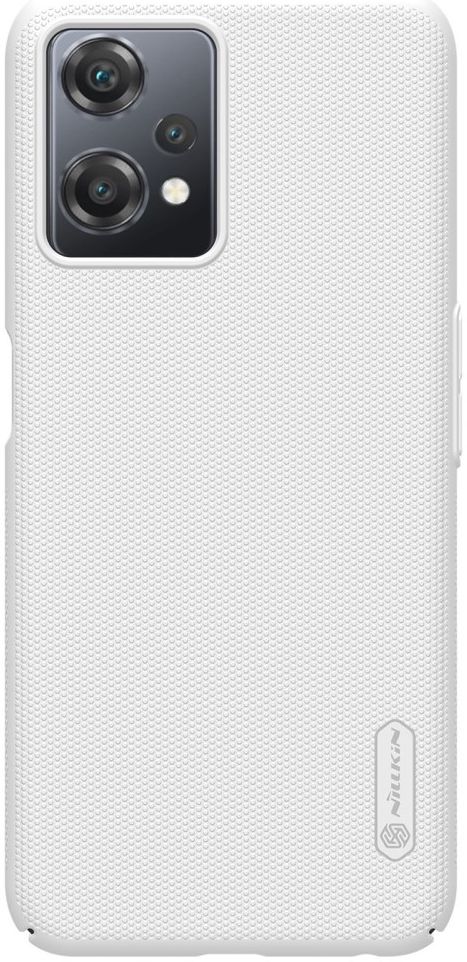 Nillkin Super Frosted Shield Pro OnePlus Nord CE 2 Lite Hoesje Wit afbeelding 1