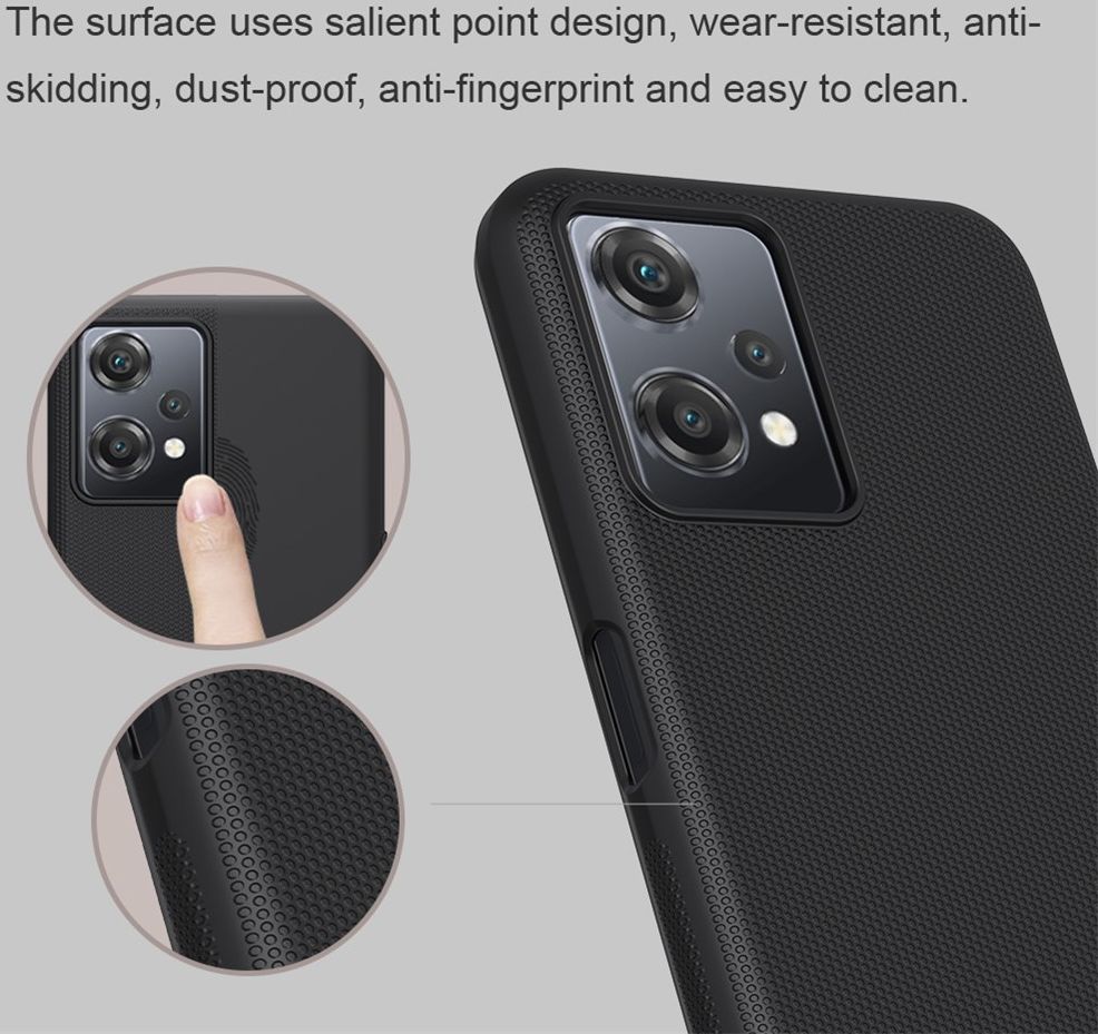 Nillkin Super Frosted Shield Pro OnePlus Nord CE 2 Lite Hoesje Wit afbeelding 4