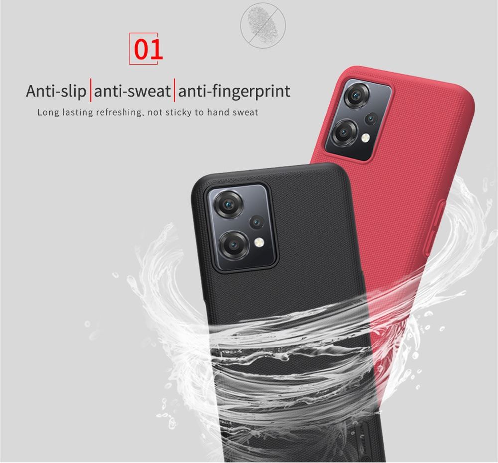 Nillkin Super Frosted Shield Pro OnePlus Nord CE 2 Lite Hoesje Wit afbeelding 6