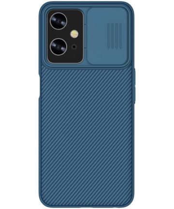 Nillkin CamShield OnePlus Nord CE 2 Lite Hoesje Camera Slider Blauw Hoesjes