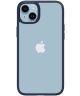 Apple iPhone 14 Plus Hoesje Armor Back Cover Transparant Blauw