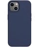 Apple iPhone 14 Hoesje Siliconen Back Cover Blauw