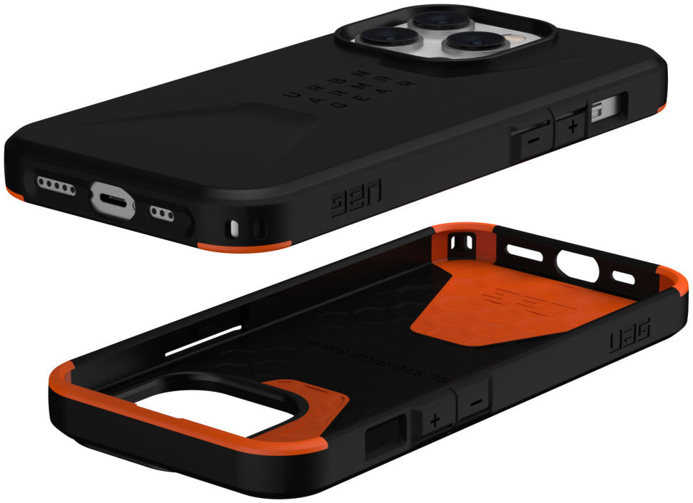 Urban Armor Gear Civilian Apple iPhone 14 Pro Hoesje Zwart afbeelding 16