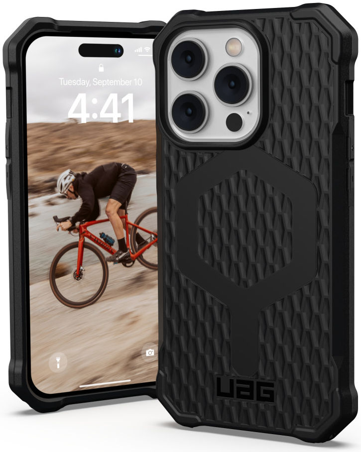 Urban Armor Gear Essential Armor iPhone 14 Pro Hoesje MagSafe Zwart afbeelding 1