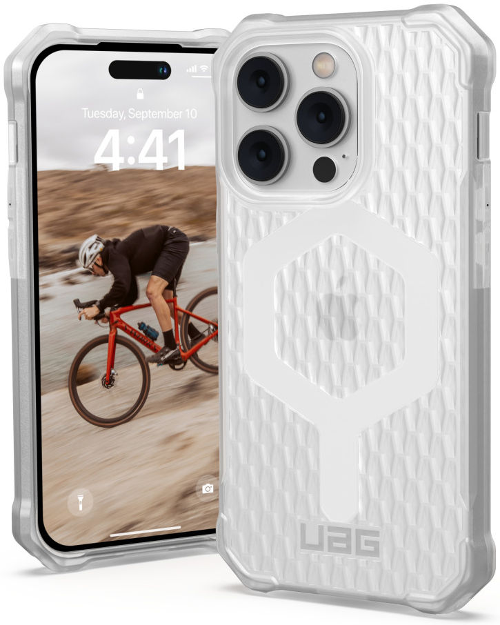 Urban Armor Gear Essential Armor iPhone 14 Pro Hoesje MagSafe Ice afbeelding 1