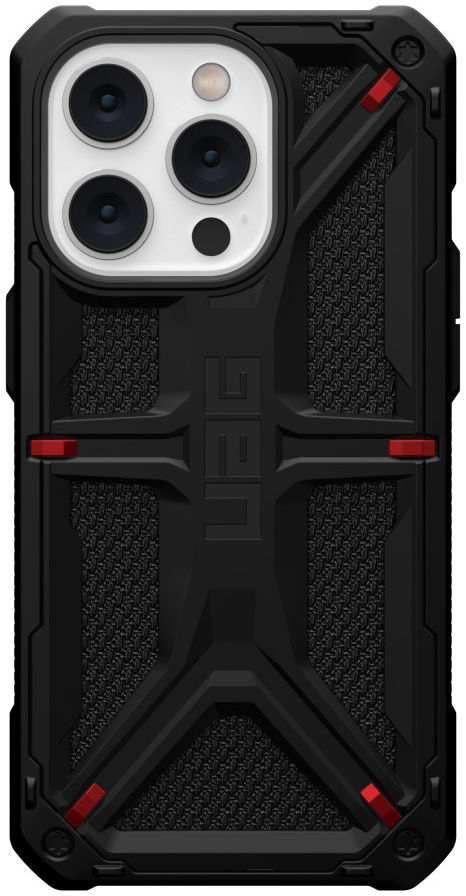 Urban Armor Gear Monarch Apple iPhone 14 Pro Hoesje Kevlar Zwart afbeelding 2
