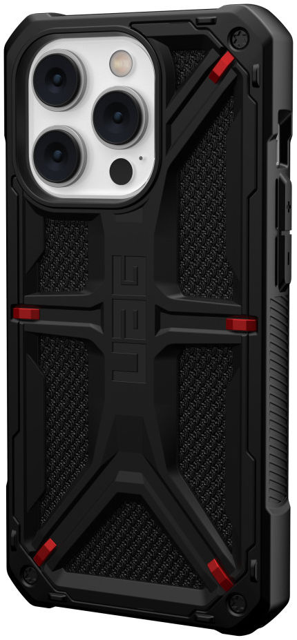 Urban Armor Gear Monarch Apple iPhone 14 Pro Hoesje Kevlar Zwart afbeelding 3