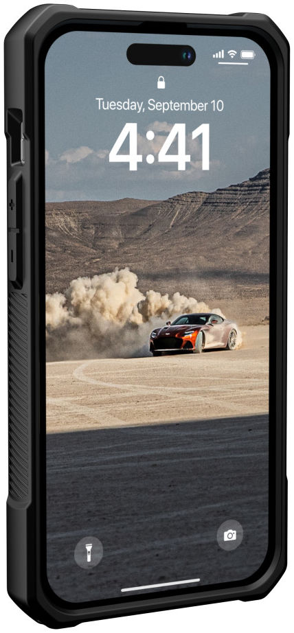 Urban Armor Gear Monarch Apple iPhone 14 Pro Hoesje Kevlar Zwart afbeelding 7