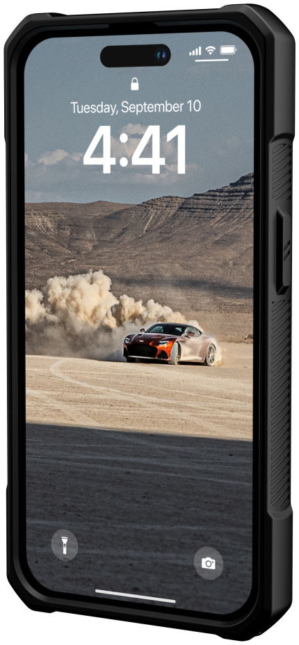 Urban Armor Gear Monarch Apple iPhone 14 Pro Hoesje Kevlar Zwart afbeelding 8