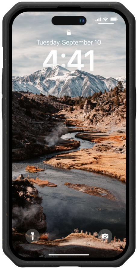 Urban Armor Gear Outback Bio Apple iPhone 14 Pro Hoesje Zwart afbeelding 9