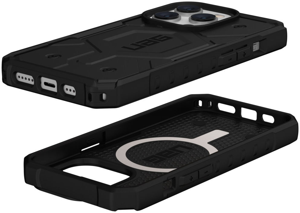 Urban Armor Gear Pathfinder MagSafe iPhone 14 Pro Hoesje Zwart afbeelding 5