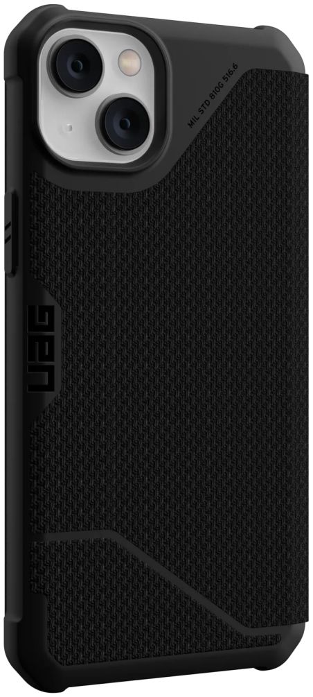 Urban Armor Gear Metropolis Apple iPhone 14 Plus Hoesje Kevlar Zwart afbeelding 5