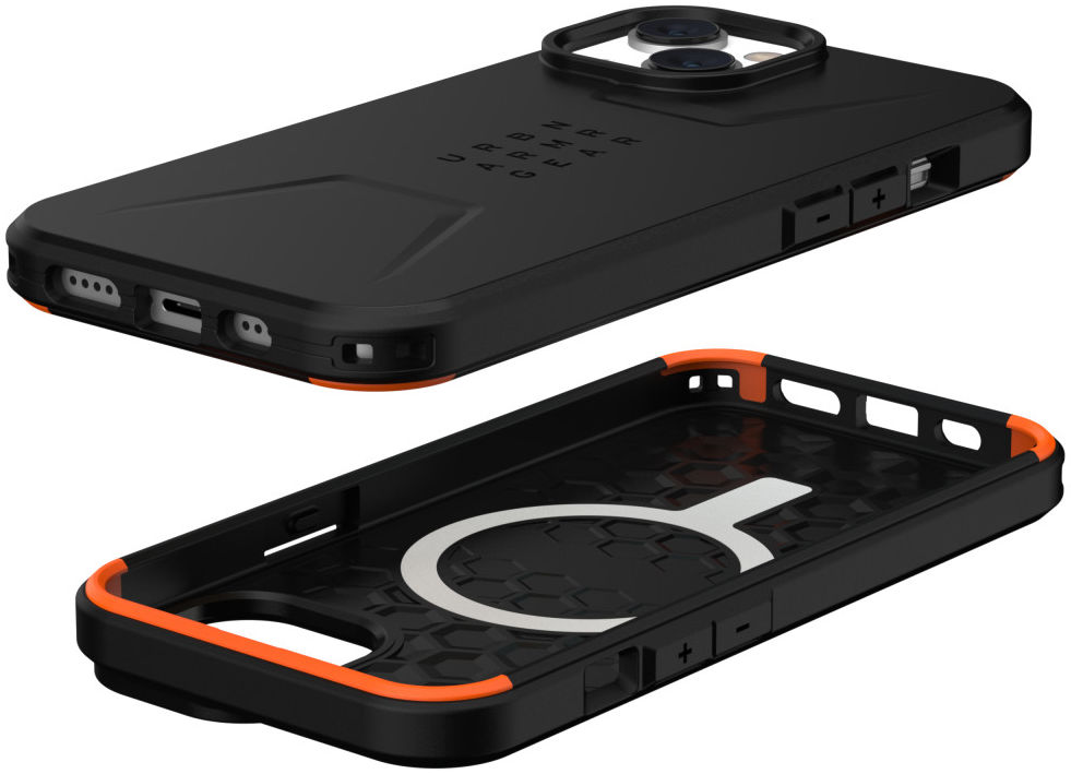 Urban Armor Gear Civilian Apple iPhone 14 Hoesje MagSafe Zwart afbeelding 7