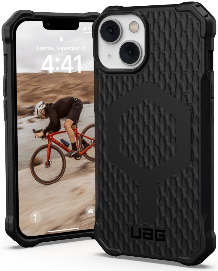 Urban Armor Gear Essential Armor Apple iPhone 14 Hoesje MagSafe Zwart afbeelding 1